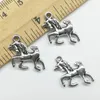 Lot 100pcs Unicorn Alloy Charms beads Pendants for jewelry making Earring Necklace Bracelet Key chain accessories 20*17mm DH04369131228