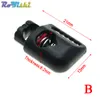 100pcslot Cord Lock Toggle Clip Stopper Plastic Black for Bagsgarententments6673236