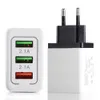 Qc 3.0 Fast Usb Wall Travel Charger Quick Charge 3.0 Multi Usb Mobile Phone Portable Fast Charger 3 Ports EU US Universal pour Iphone Samsung