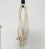 Macrame Yoga Mat Strap Handmade Woven Cotton Rope Yoga Ties Beach Picnic Blanket Carrier Mindfulness Gifts Novelty Items