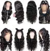 10a Full Lace Human Hair Wigs Loose Deep 13x4 Ludzkie Włosy Koronki Przód Peruki Brazylijskie Włosy Luźne Wave 360 ​​Wstępnie oskubane Koronki Czołowe Peruki