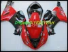 أحمر أسود هدية طقم الجسم لكاواساكي النينجا ZX6R 05 06 ZX-6R 636 هيكل السيارة ZX 6R 2005 2006 Fairings set + gifts