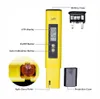 2018 Ny Protection LCD Digital pH Meter Pen of Tester Noggrannhet 001 Akvarium Pool Vatten Vin Urin Automatisk kalibrering Mätning Mätare9779387