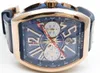 Prodotti da uomo Orologio Vanguard 44mm 7750 Valjoux Movimento automatico con orologio cronografo funzionale Quadrante blu con numeri esplosi