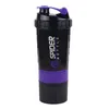 500ml Protein Shaker Blender Mixer Cup Sport Allenamento Fitness Palestra Allenamento 3 strati Multifunzione BPA Free Shaker Contenitore per bottiglia d'acqua