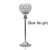 Nieuwe Crystal Candle Holders Metal Candlestick Glas Stand Voor Bruiloft Eettafel Centerpieces Vakantiehuis Decoratie Gift