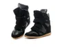 21luxury Designer подлинная кожа Isabel Bekett кожаные замшевые кроссовки Women Marant Fashion Show Shoes7257071