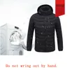 2019 winter mannen slimme usb elektrische verwarming constante temperatuur donsjas verwarming jas met hooded vest warme kleding # G9