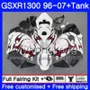 Suzuki Hayabusa GSXR 1300 GSXR1300 96 97 98 99 00 01 07 333hm.23 GSX赤い炎R1300 1996 1997 1997 1997 1997 2007 2007 2007フェアリング