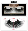 6D Mink Eyelashes 25mm Desordenado Cross Mink False Lashes Soft Natural Thick Eyelashe Eye Lashes Extensión Belleza Herramientas GGA2029