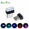 Ammtoo voiture LED lumières d'ambiance lampe décorative avec prises USB éclairage de secours pour voiture allume-cigare PC Auto pied lampe 18359463