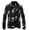 Spring Autumn Bomber Jacket Men Floral Printed Fashion Slim Fit Mens Casual Jackets Long Sleeve Mens Windbreaker Coat Male M-6XL