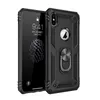 Obudowy telefonu komórkowego metalowy uchwyt na uchwyt hybrydowy szokowe obudowy dla iPhone'a 12 Mini 13 15 14 pro Max XS Max XR 7 8 Plus E S10 S20 S21 S22 S23 A15 14 A54 A33 A53 5G Uwaga 20 Ultra Kic