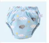 23 färger Baby Diaper Cartoon Print Toddler Training Pants 6 Lager Bomullsförändring Nappy Infant Washable Tygblöja Trosor REU5089609