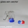 Hookahs Glass Ashcatchers 14 mm Ash Catcher Bubblers Catchers Ashcatcher z 5 ml pojemników woskowych