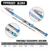 Hot Stainless Steel+Carbon Fiber Spinning Rods 1.8m-3.6m Medium Heavy Casting Telescopic Saltwater Fishing Rod