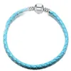 Livraison directe 9 couleurs en cuir chaîne bracelets porte-bonheur avec bricolage fin bracelet pour femme cadeau