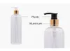 12pcs 500ml High Quality Lotion Pump Bottles Black White Cosmetic Container Liquid Soap Dispenser Refillable Shampoo Shower Gel Bottle