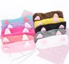 Moda feminina headbands bonito orelhas de gato faixa de cabelo para mulheres menina lavagem rosto maquiagem headwear senhora máscara de banho titular acessórios para o cabelo dc538