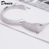 Donia sieraden luxe bangle party Europese en Amerikaanse mode vos koper microinlaid zirkoon persoonlijkheid designer armband gift9352395