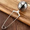 10pic Tea Infuser Stainless Steel Reusable Ball Shape Tea Strainer Metal Mesh Tea Filter Portable Teapot2483