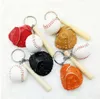 Gut A++ Kreativer Baseball-Schlüsselanhänger, Baseball-Fan-Zubehör, Geschenke, Sport-Souvenirs, KR154. Schlüsselanhänger, Mischungsauftrag 300 Stück