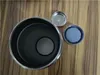 Bambu vattenflaska Rostfritt stål Vakuumkopp Isoleringskål med Tea Infuser Strainer 350 ml 450ml Bamboo Cup