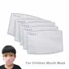 Mascarilla facial con filtro de 5 capas para niños, filtro de mascarilla facial PM2.5, filtros de respiración de carbón activado para niños, filtro de mascarilla antiniebla