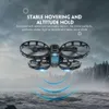 JJRC H45 عجلة قابلة للطي RC بدون طيار، HD 720P WiFi طائرة FPV، التحكم الصوتي كوادكوبتر، رحلة المسار UAV، أضواء LED، هدايا عيد الميلاد كيد، 2-2