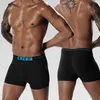 Sous-vêtements 3pc lot confortable sexy hommes sous-vêtements boxer shorts solides lingeries polyester hommes boxeurs sous-vêtements boxeurs cm001275p