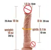 Köttfärg realistisk dildo flexibel penis med stark sugkopp dildos kuk vuxna sexprodukter sexleksaker för kvinnor