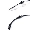 Lunettes de soleil en perles de sport rétro, sangle de lunettes, cordon de lunettes, chaînes, collier pour femmes et hommes, accessoires de décoration
