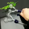 Color sacral slingshot glass burner Wholesale Glass Hookah, Glass Water Pipe Fittings, Smoking ,Free Ship