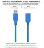 USB3.0 A Macho AM a USB A Hembra AF USB30 Cable de extensión 50CM 1m 1.5m 1ft 2ft 3ft 5ft