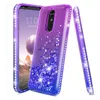 Samsung S10 E S9 S8 S7 Artı Kenar Not 9 8 J2 J4 Çekirdek Pro Plus Prime 2018 3D Yüzer Tasarım Renkli Glitter Kalp Desenler Telefon Kılıfı için