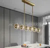 Cobre Luxo Sala de estar Chandeliers Multi-cabeça LED PostModern New Lighting Hanging Lumining Villa Lobby Lobby Crystal Art Chandelier Myy