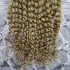 Mongolian Afro Kinky Curly no weft human hair bulk for braiding 100g Kinky Curly human hair for braiding bulk no attachment