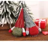 2019Christmas Faceless Gnome Père Noël Arbre De Noël Suspendu Ornement Poupée Décoration Décorations De Noël Cadeau De Noël Poupée Arbre Pendentif Vieil Homme