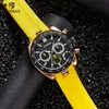 RUIMAS Mens Watches Top Brand Luxury Man Military Sport Wristwatch Chronograph Quartz Watch Male erkek saat Silicone Strap253O