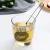 1pc Rostfritt stål Tekanna Tea Ball Shape Mesh Tea Infuser Filter Reusable Metal Tea Bag Spice Tool Tillbehör