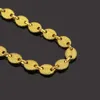 جديد أزياء رجالي الذهب بلينغ الثقيلة كوبان رابط سلسلة قلادة 12 ملليمتر 30 بوصة الهيب هوب سلاسل طويلة ميامي مغني الراب مجوهرات شخصية للرجال