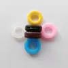 eyeglass sport silicone elastic and stretchy anti slip temple gripper ear hook in round O ring shape eyewear accessories