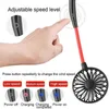 Portable Wearable Sport Fan Hands-Free Personal Mini USB Rechargeable Fan Dual Cooling 360 Degree Adjustment Head Lazy Neck Hanging Fans