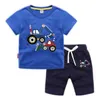 2019 Nouveau classique Logo De Luxe Designer Bébé T-shirt Pantalon 28 ans Costume Enfants mode Enfants039s 2pcs Vêtements En Coton Se6711034