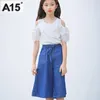 A15 Kinder Trainingsanzug Kleidung Sets Mädchen Outfits Und Sets Kleinkind Mädchen Kleidung Set Sommer 2019 Größe 7 8 Bis 10 12 14 9 jahre Alt