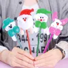 Creative kindergarten students festival gifts Christmas Snowman ballpoint pen birthday activities children gift wholesale manufa