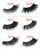 1 Pair 5D Mink Lashes Strips Thick Faux Mink Lashes Handmade Wispy Long Eyelash Extension Make Up Tools
