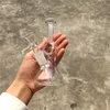 nova chegada tubo de água de vidro mini bong pequeno equipamento de petróleo pequeno tubo de água dab rig para o tabaco