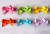 Belles épingles à cheveux cheveux arcs Clips arc-en-ciel pour fille enfants enfants bec de canard épingle à cheveux couleur bonbon Mini Barrettes accessoires FJ3212