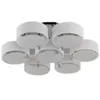 Lampes suspendues AC 110V 120V 220V 230V Loft led plafond moderne salon lampe restaurant chambre 3/5/7 anneau rond